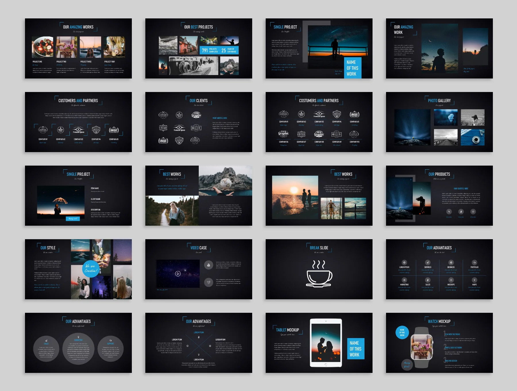 Duende Dark Powerpoint Template 5