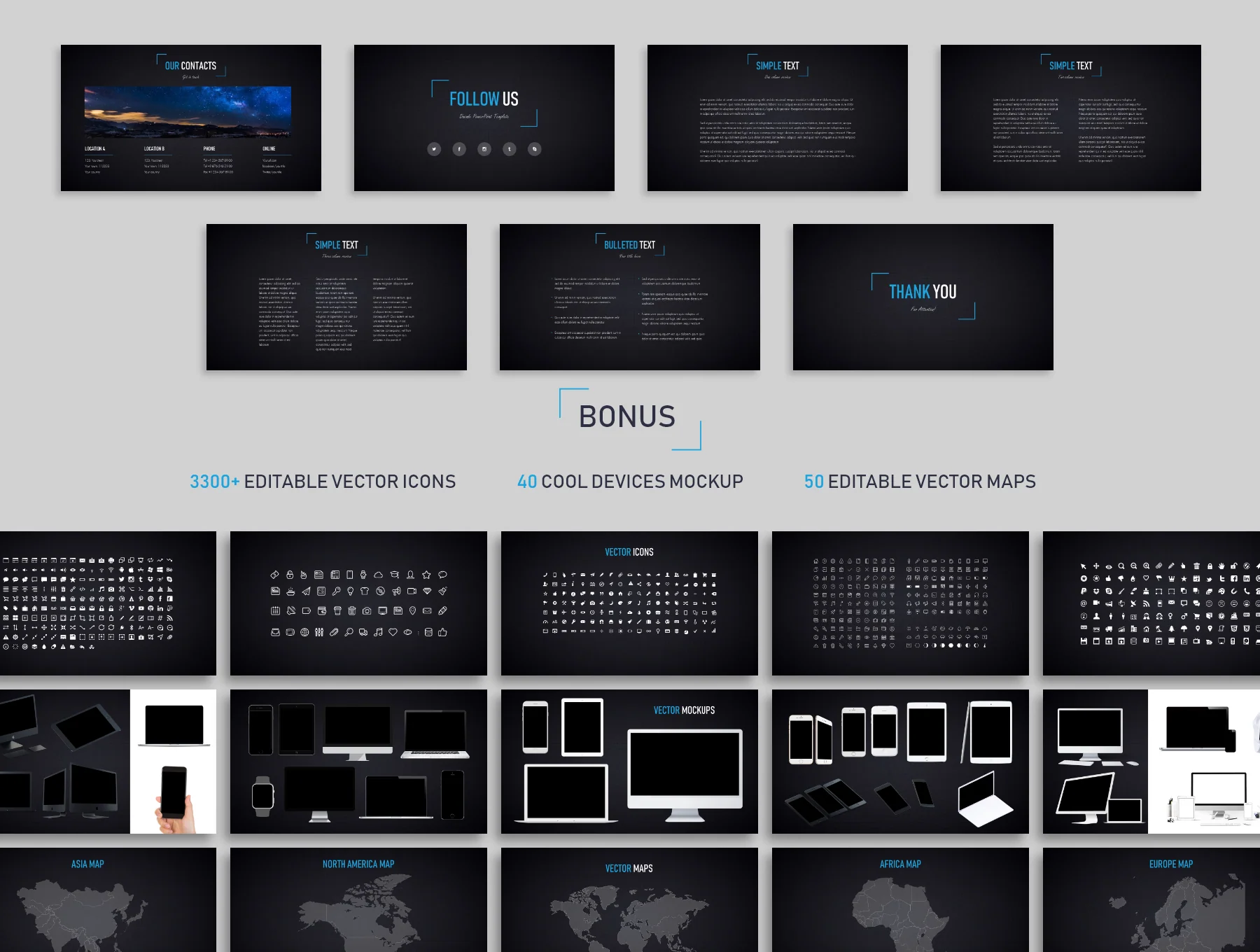 Duende Dark Powerpoint Template 8
