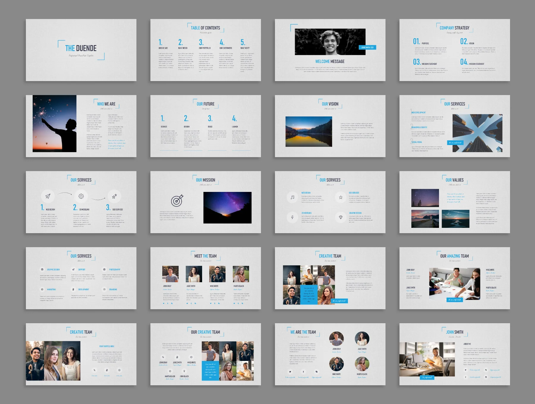 Duende Light Powerpoint Template 3