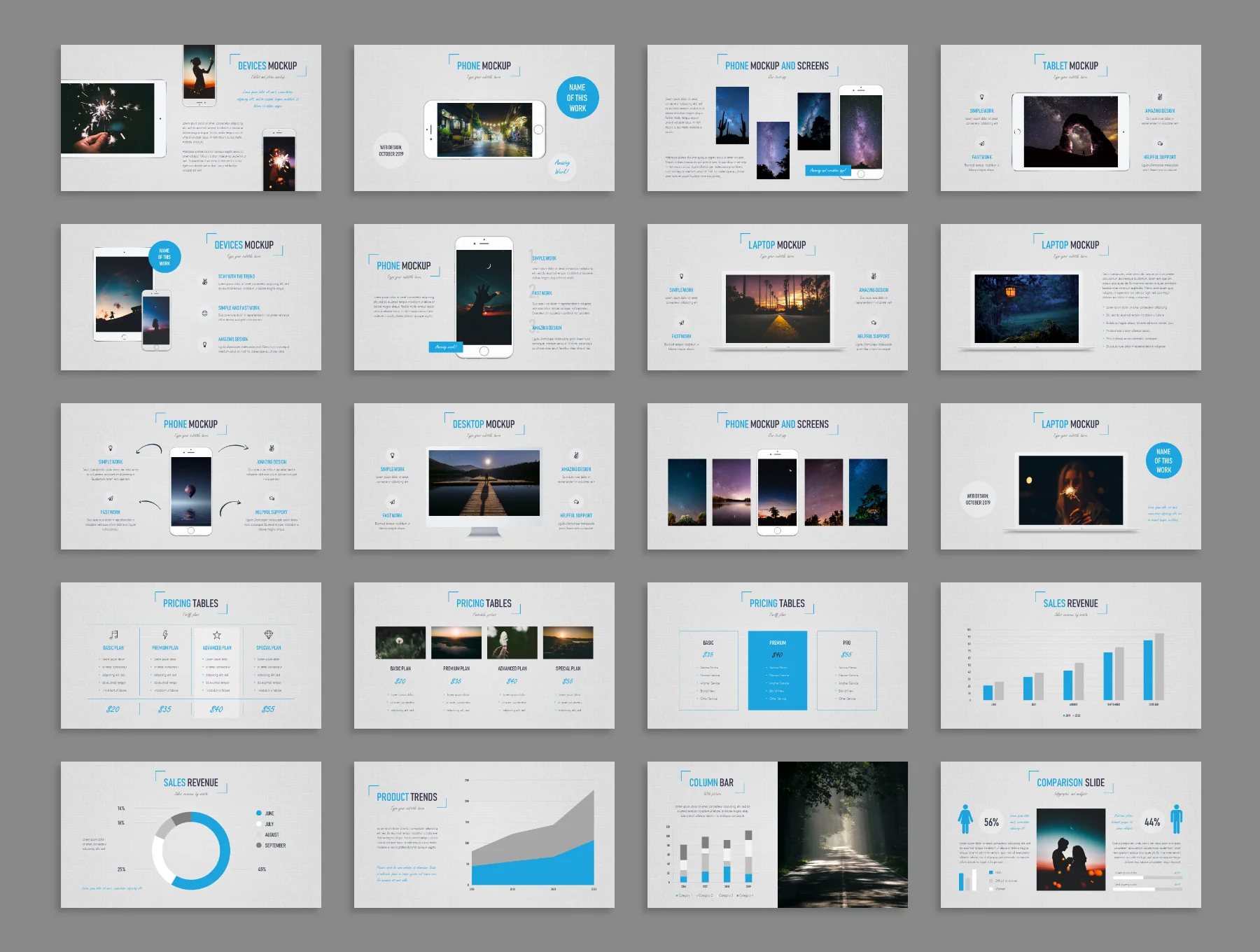 Duende Light Powerpoint Template 6