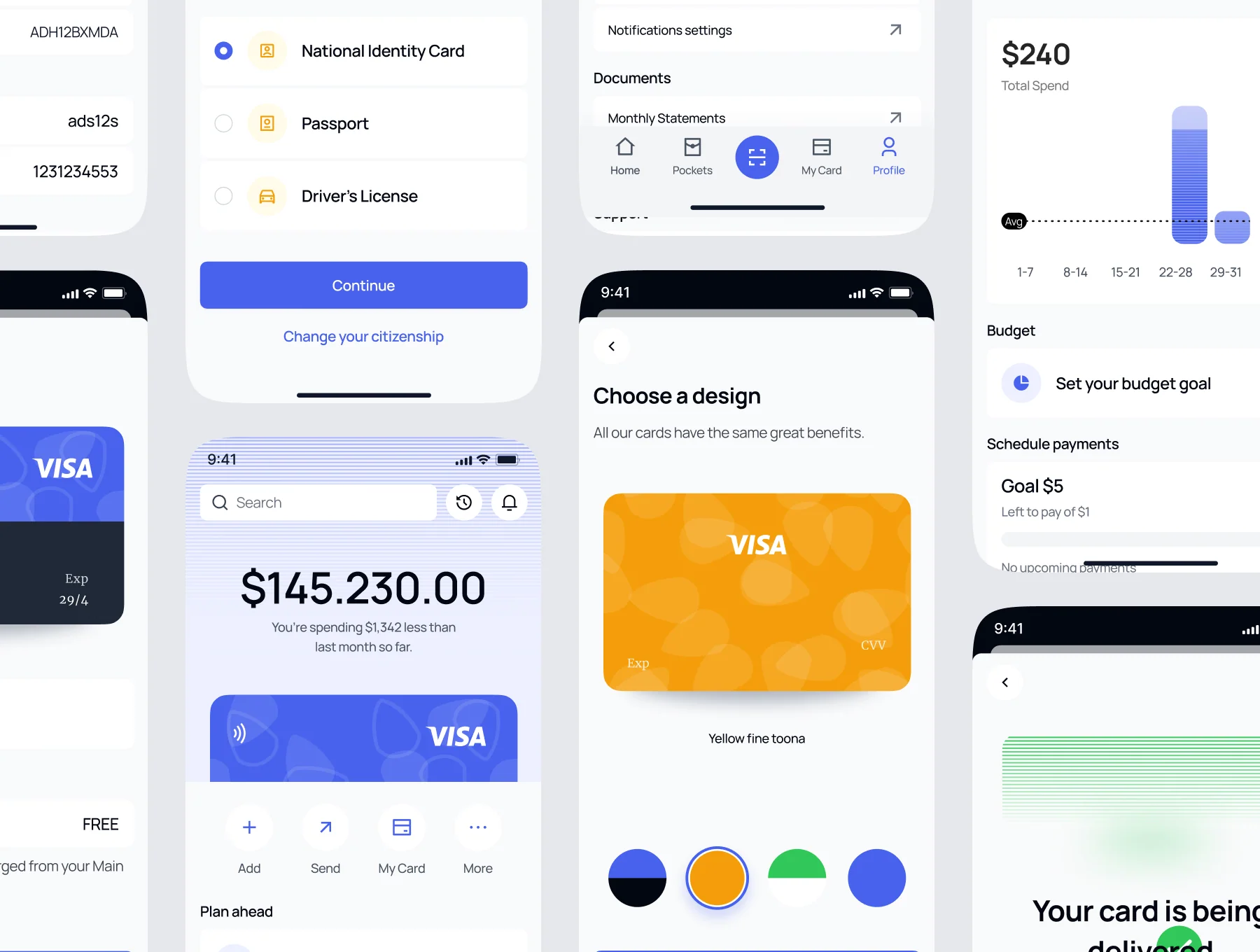 Dueq - Mobile Banking App UI Kit 7