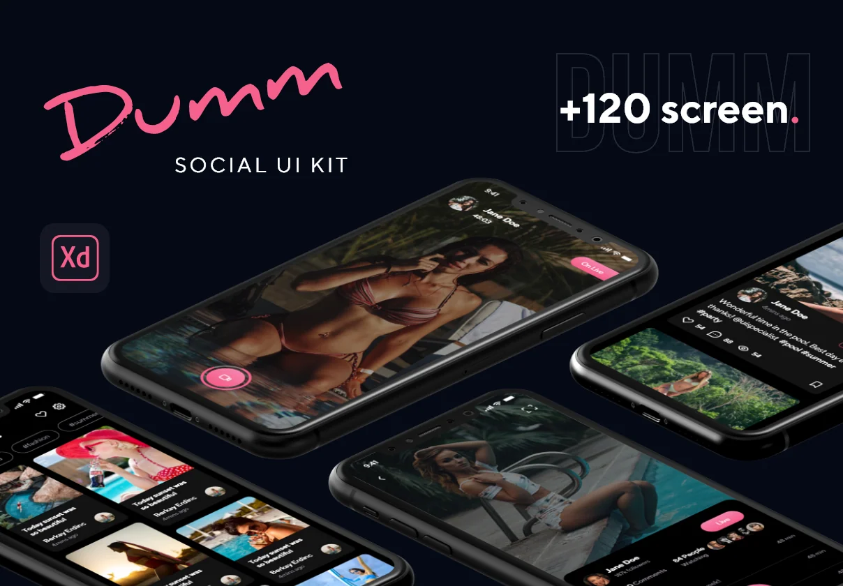 Dumm Social UI Kit