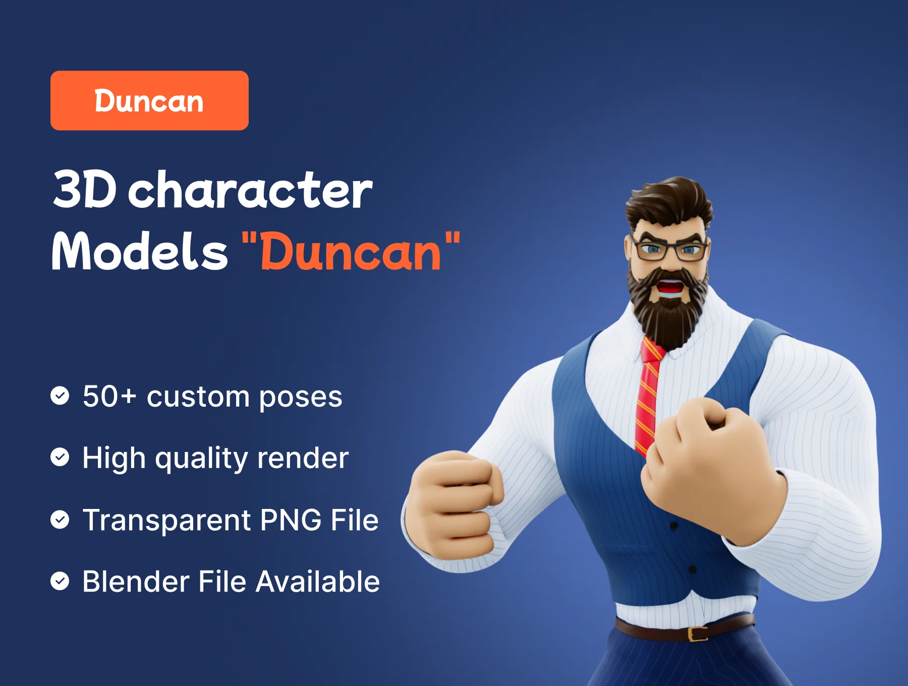 Duncan - 3D Character Models
