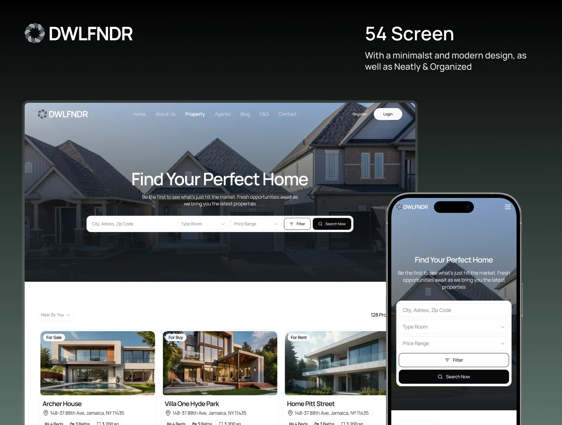 Dwellfinder -Real Estate Website 2