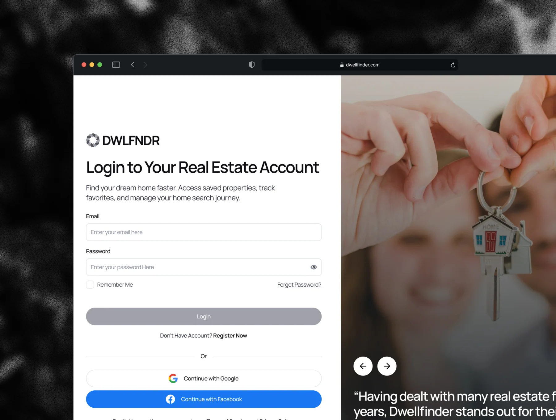 Dwellfinder -Real Estate Website 5