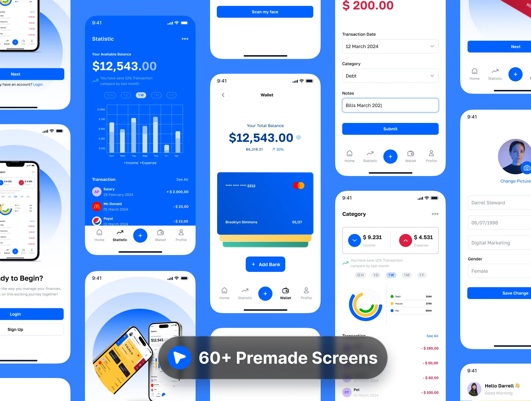 DWIT Finance Management Mobile App UI Kit 5
