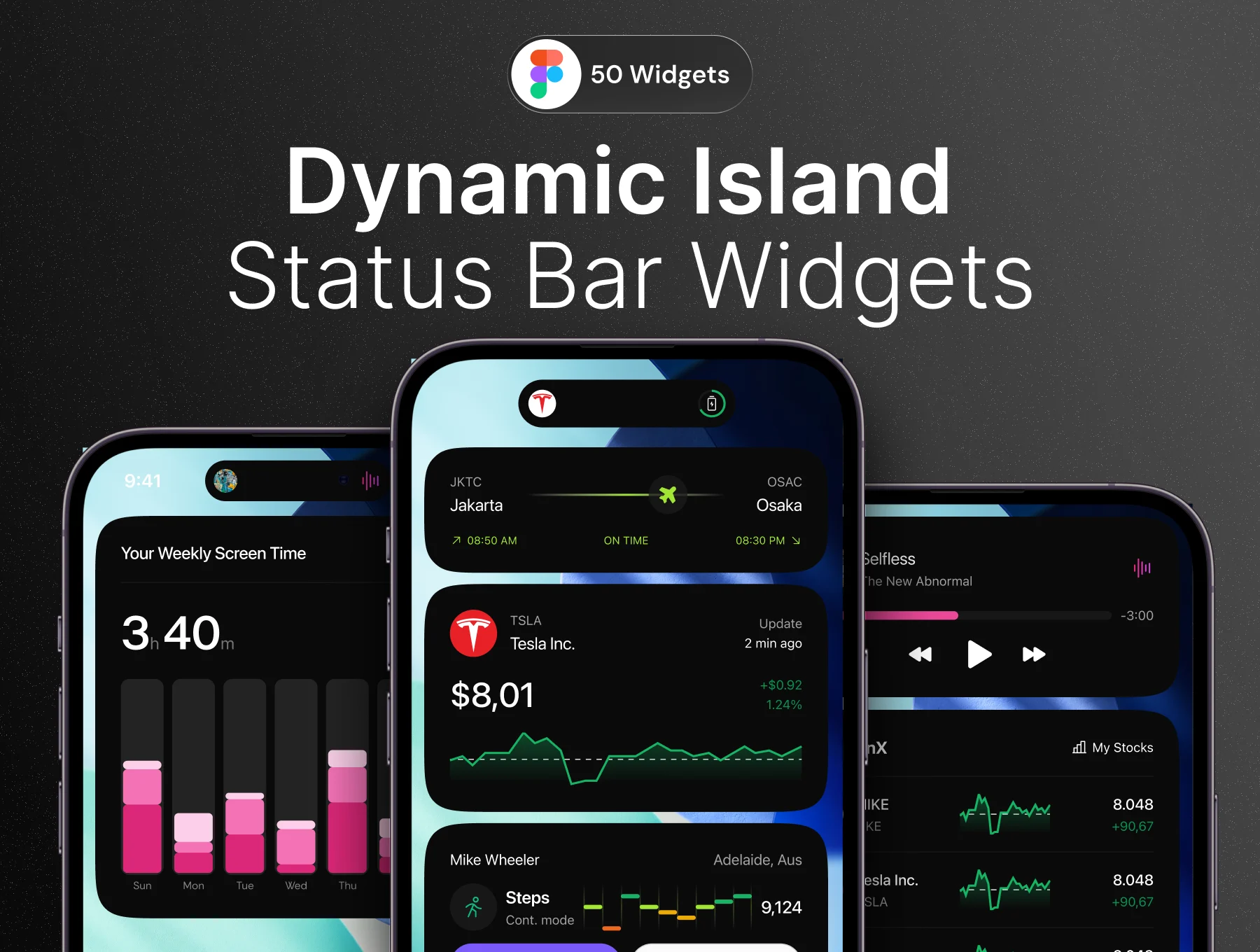 Dynamic Island – Status Bar Widgets Kit