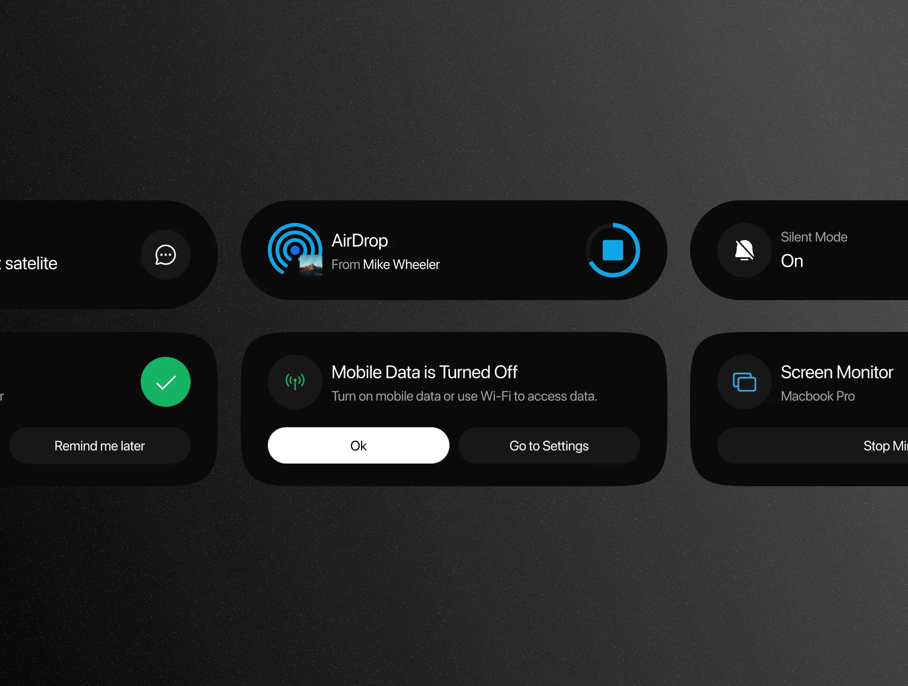 Dynamic Island – Status Bar Widgets Kit 4
