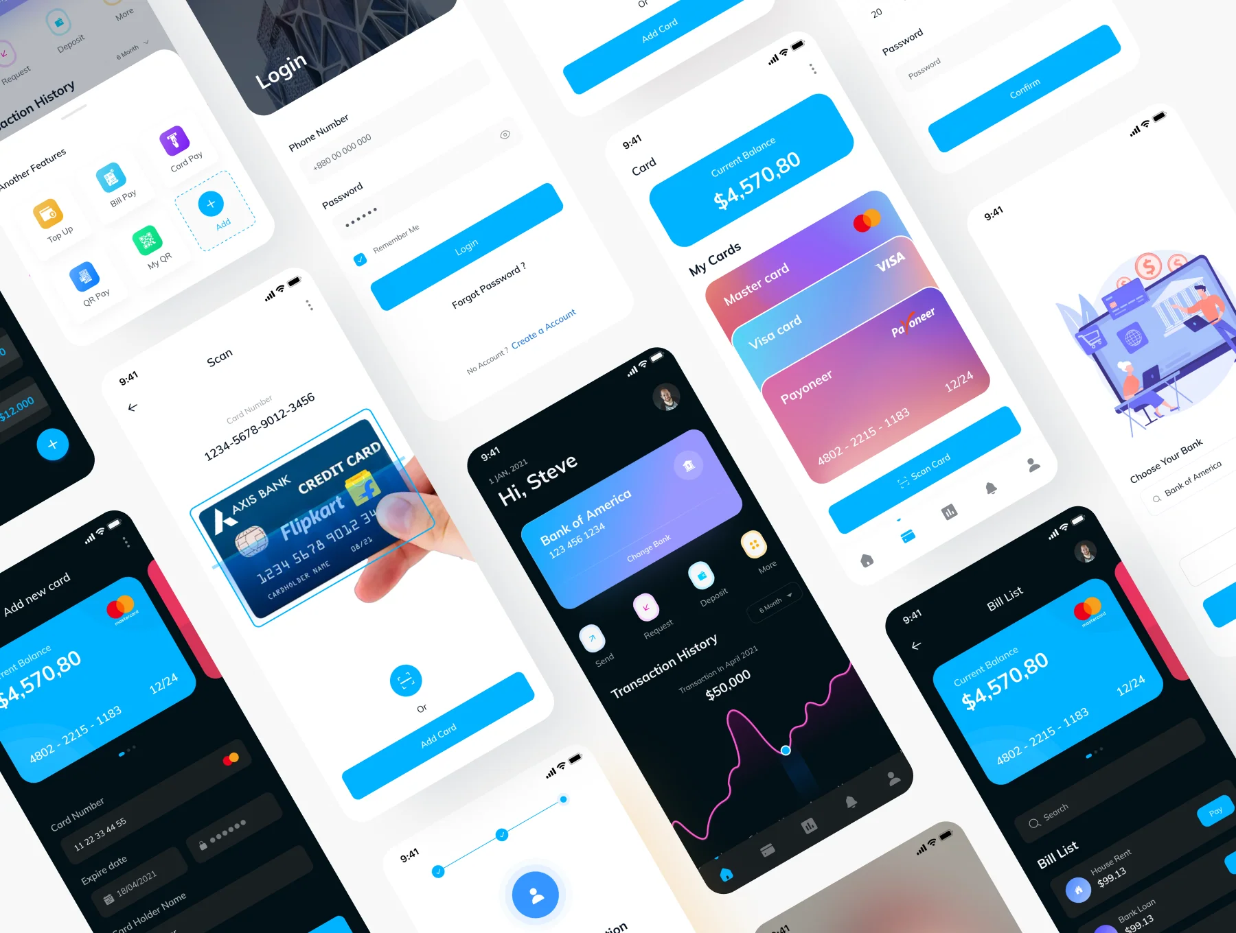 E-Bank - Finanace App UI Kit 5