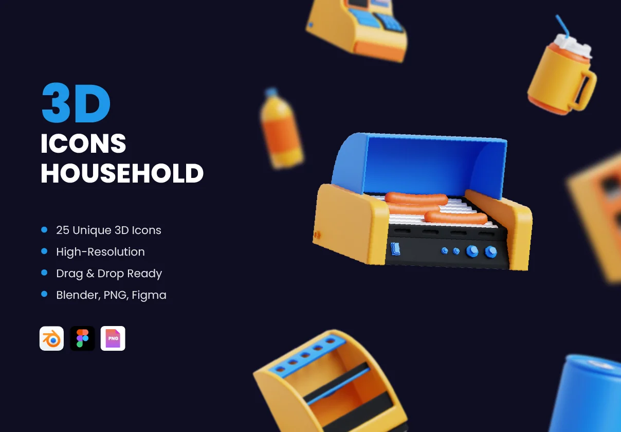 3D Household Pack