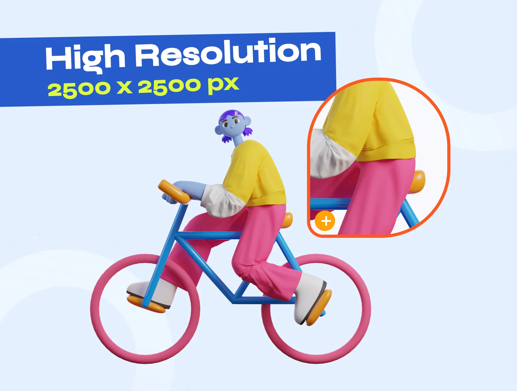 E-Commerce 3D Character 3