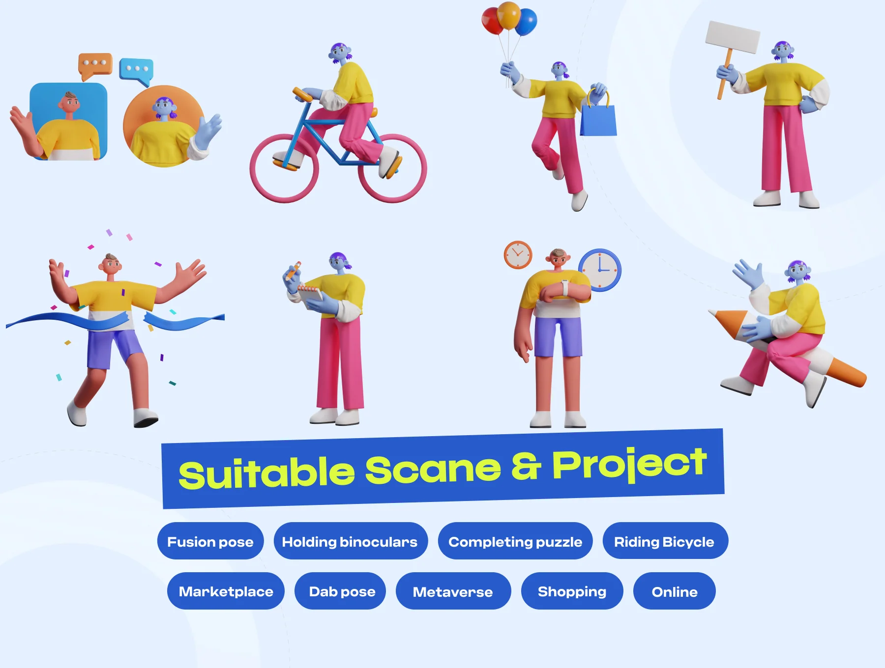 E-Commerce 3D Character 4