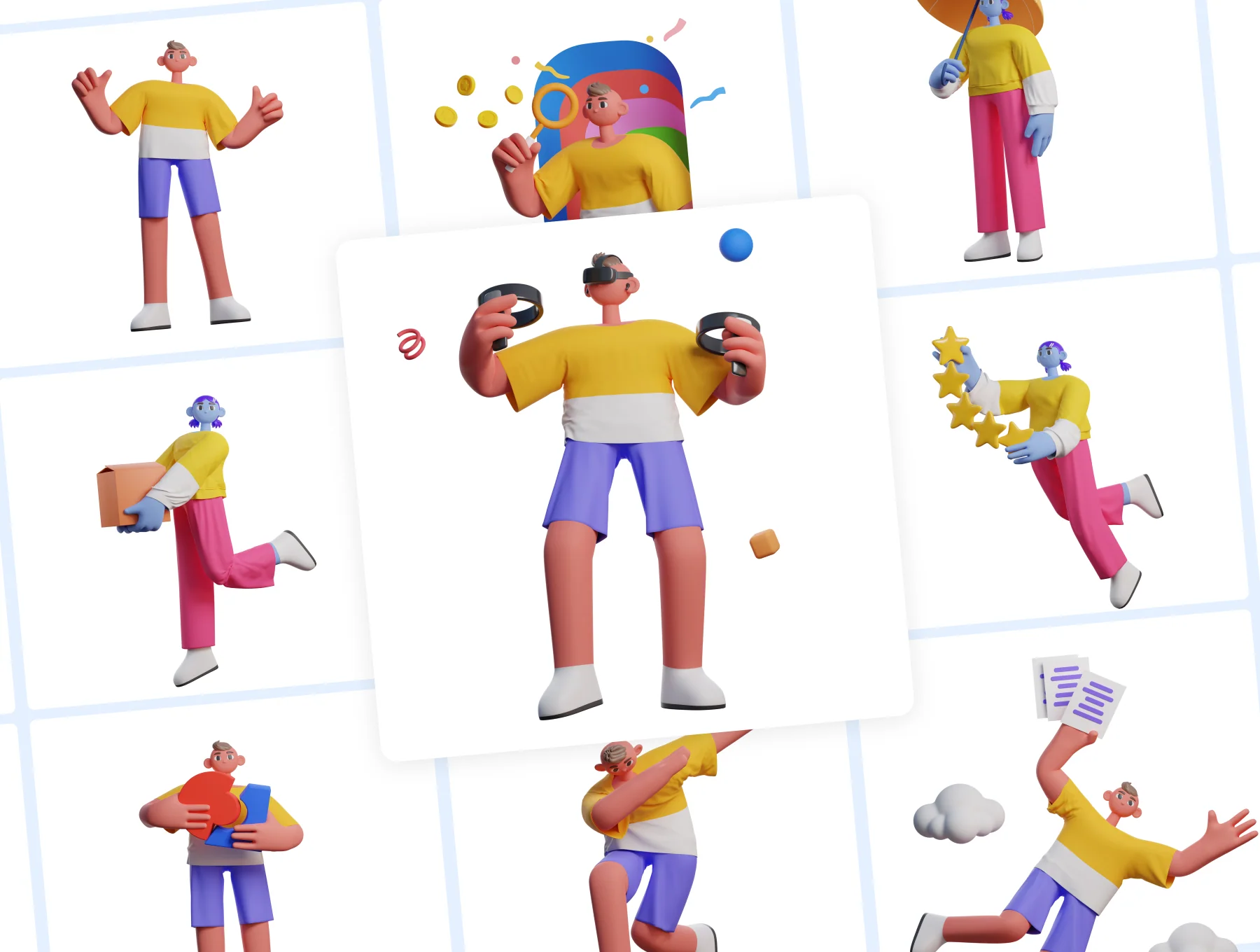 E-Commerce 3D Character 7