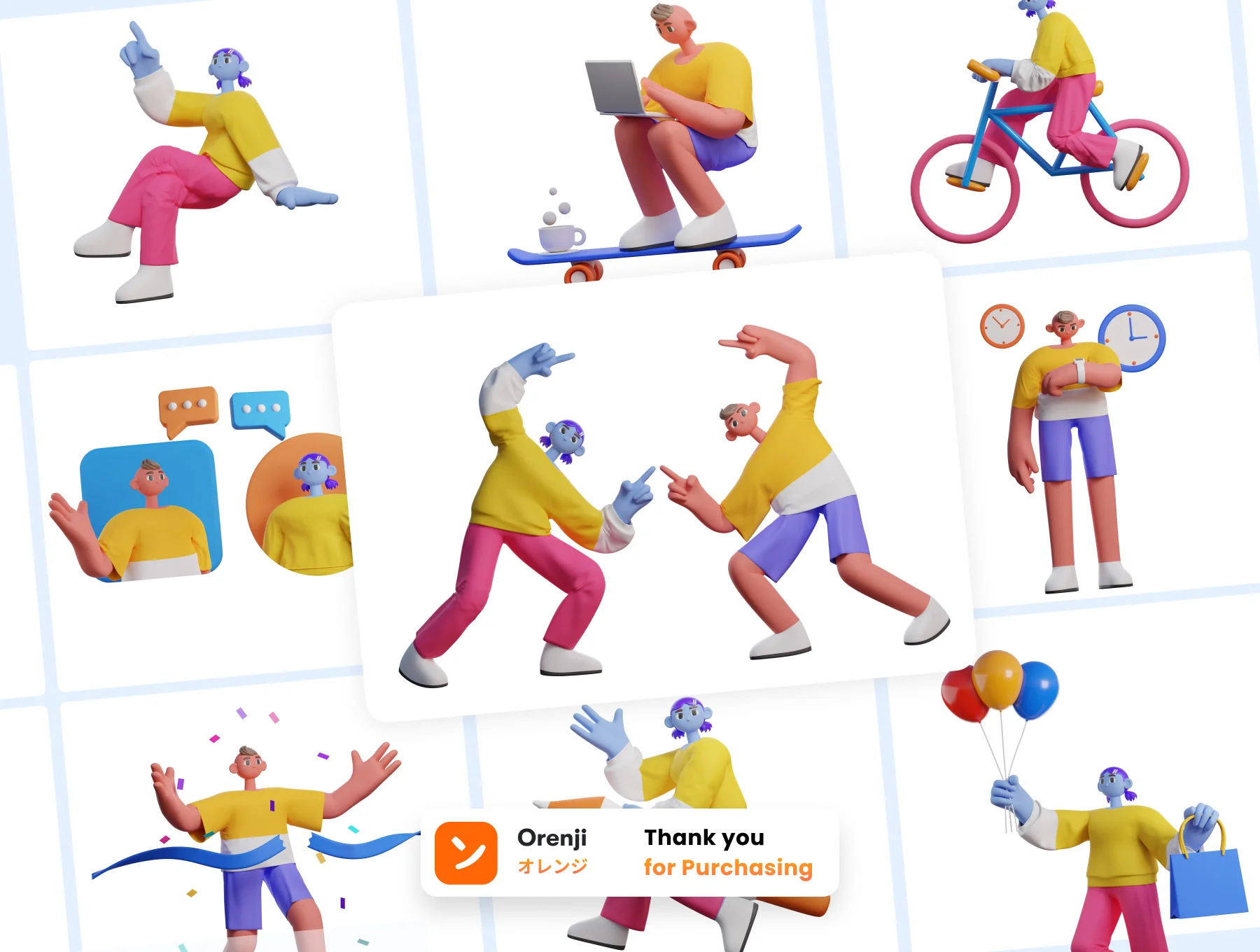 E-Commerce 3D Character 8