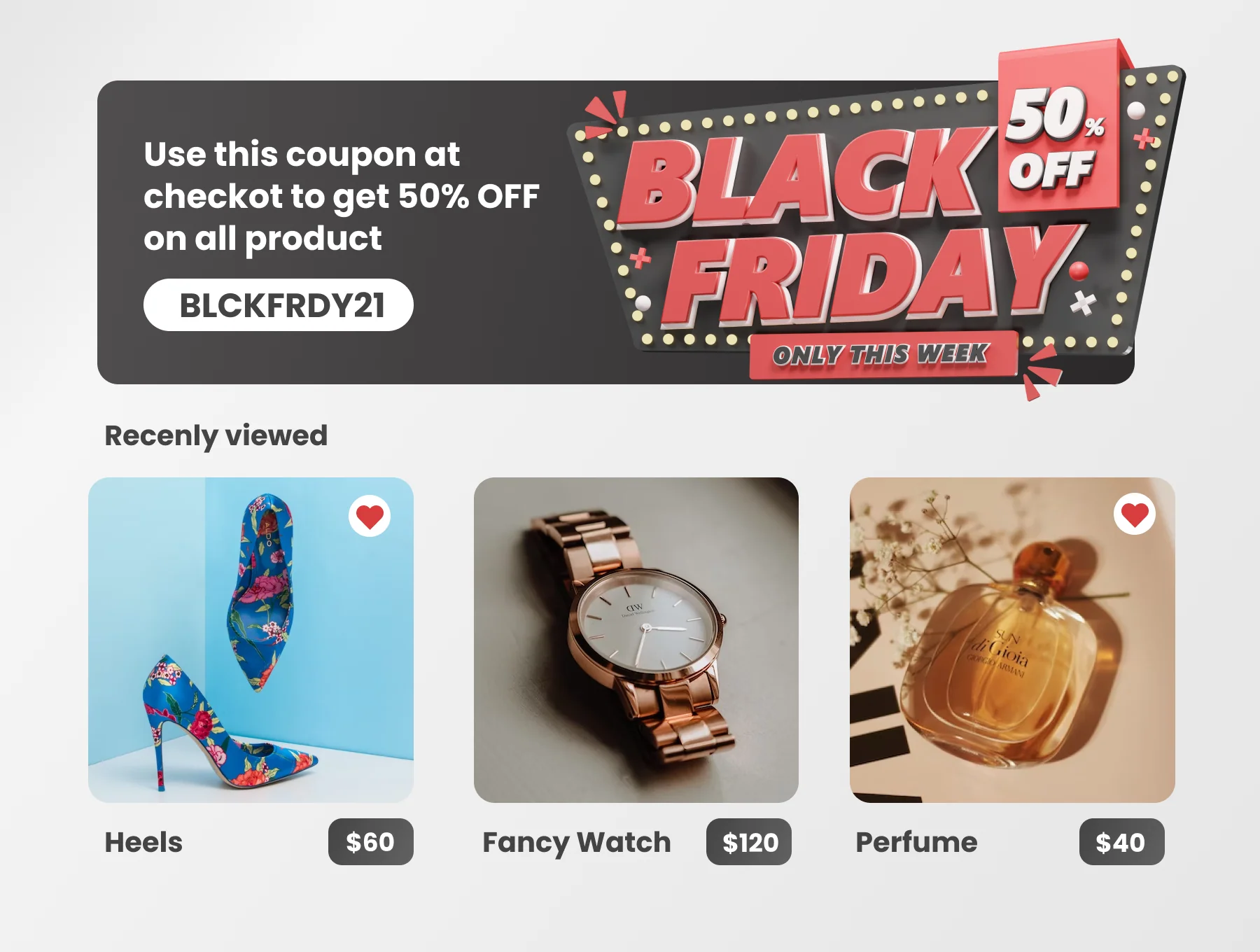 e-Commerce 3D Editable Text 5