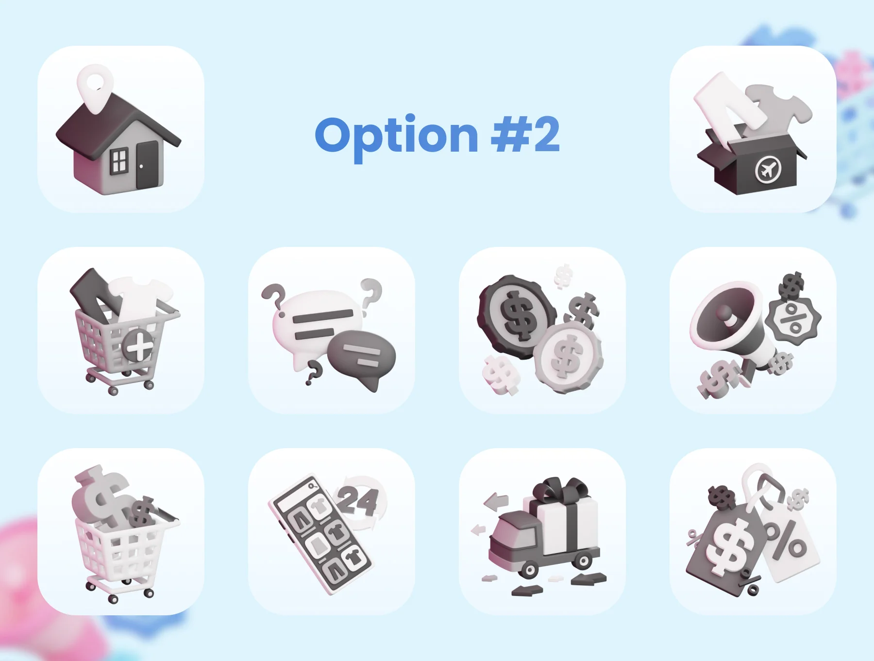 E-Commerce 3D Icons 5