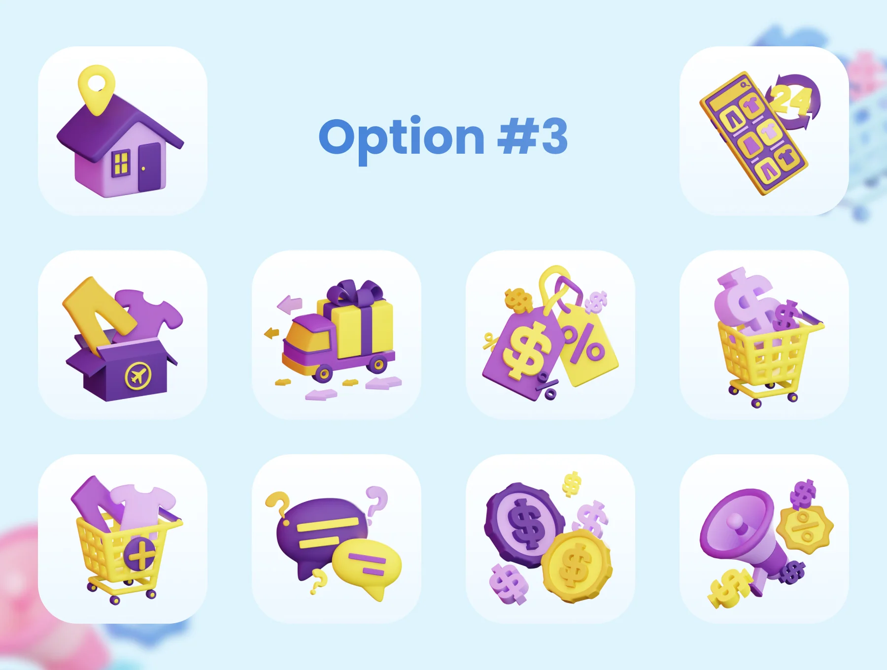 E-Commerce 3D Icons 6
