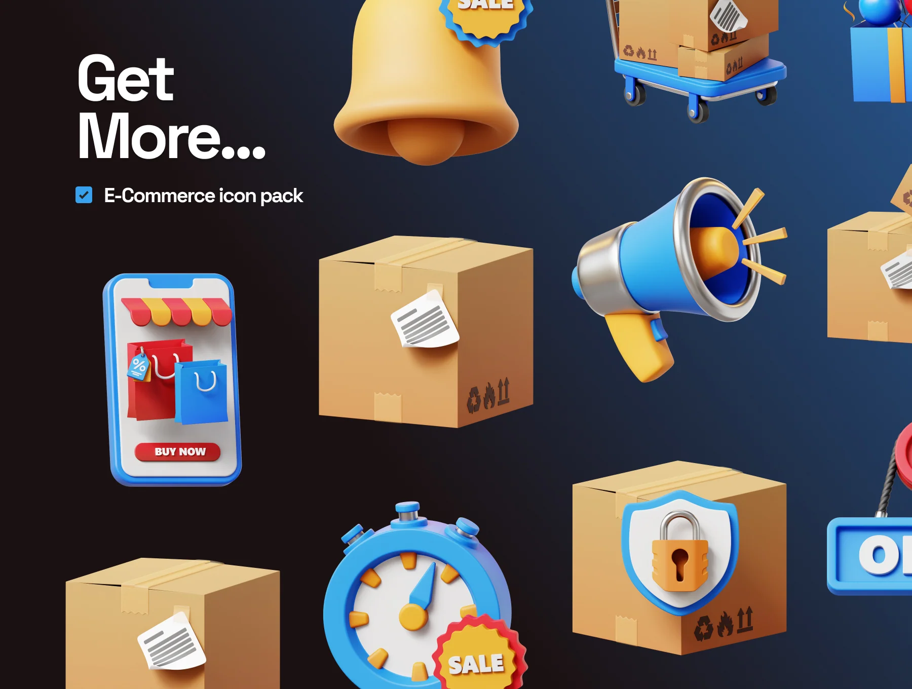 E-Commerce 3D Illustrations 5