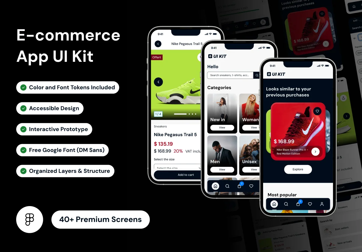 E-commerce App Kit – Modern UI