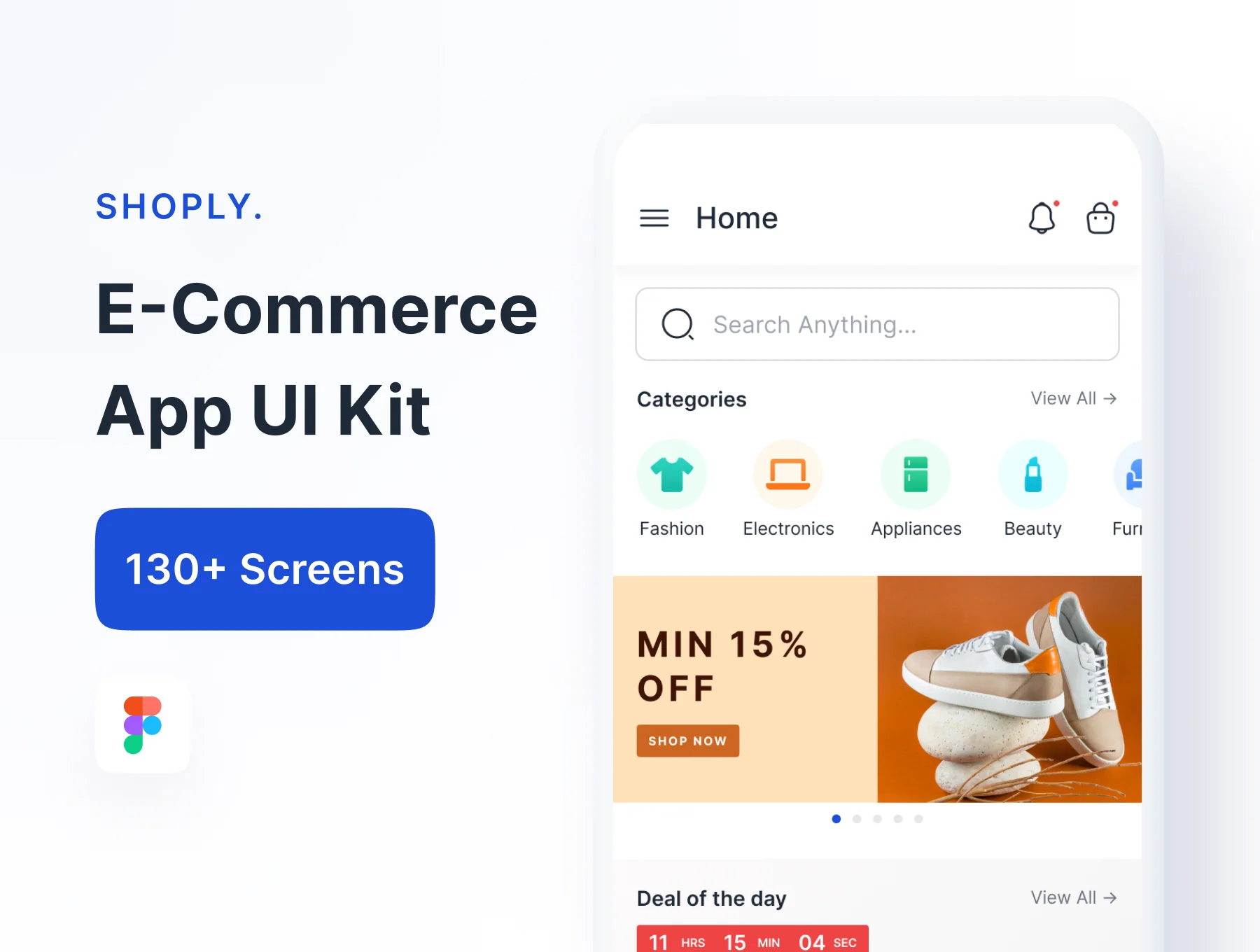 Shoply - E-Commerce App UI Kit | 130+ Screens