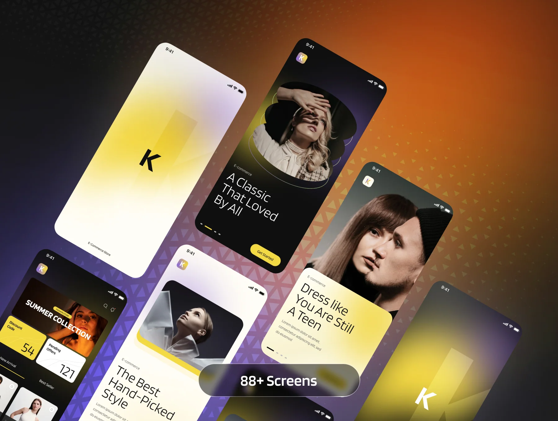KAYLE - E-Commerce APP UI Kits 2