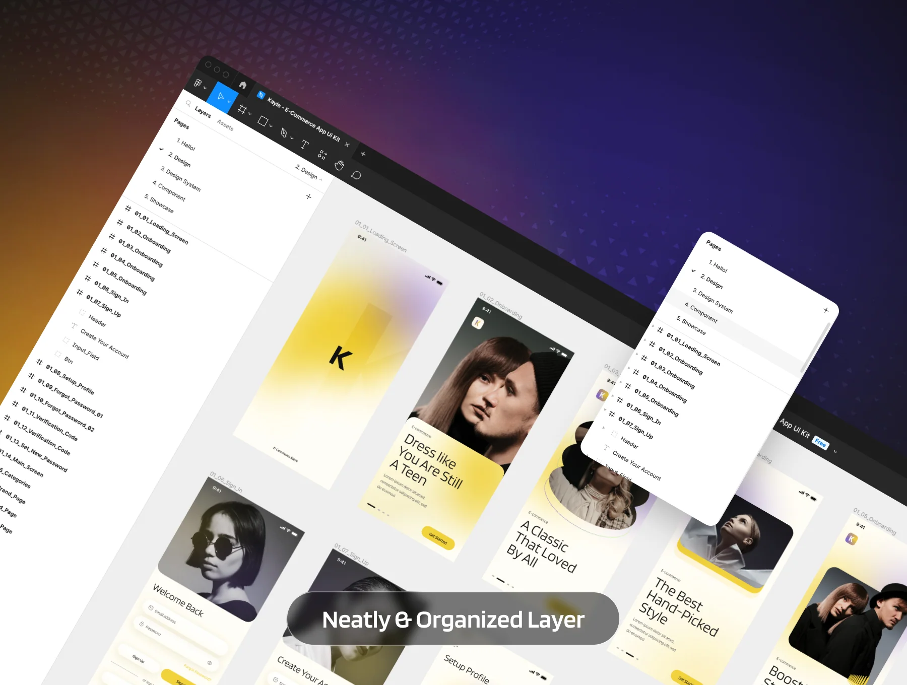 KAYLE - E-Commerce APP UI Kits 3