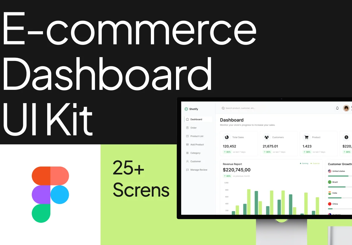 E-commerce Dashboard UI Kits