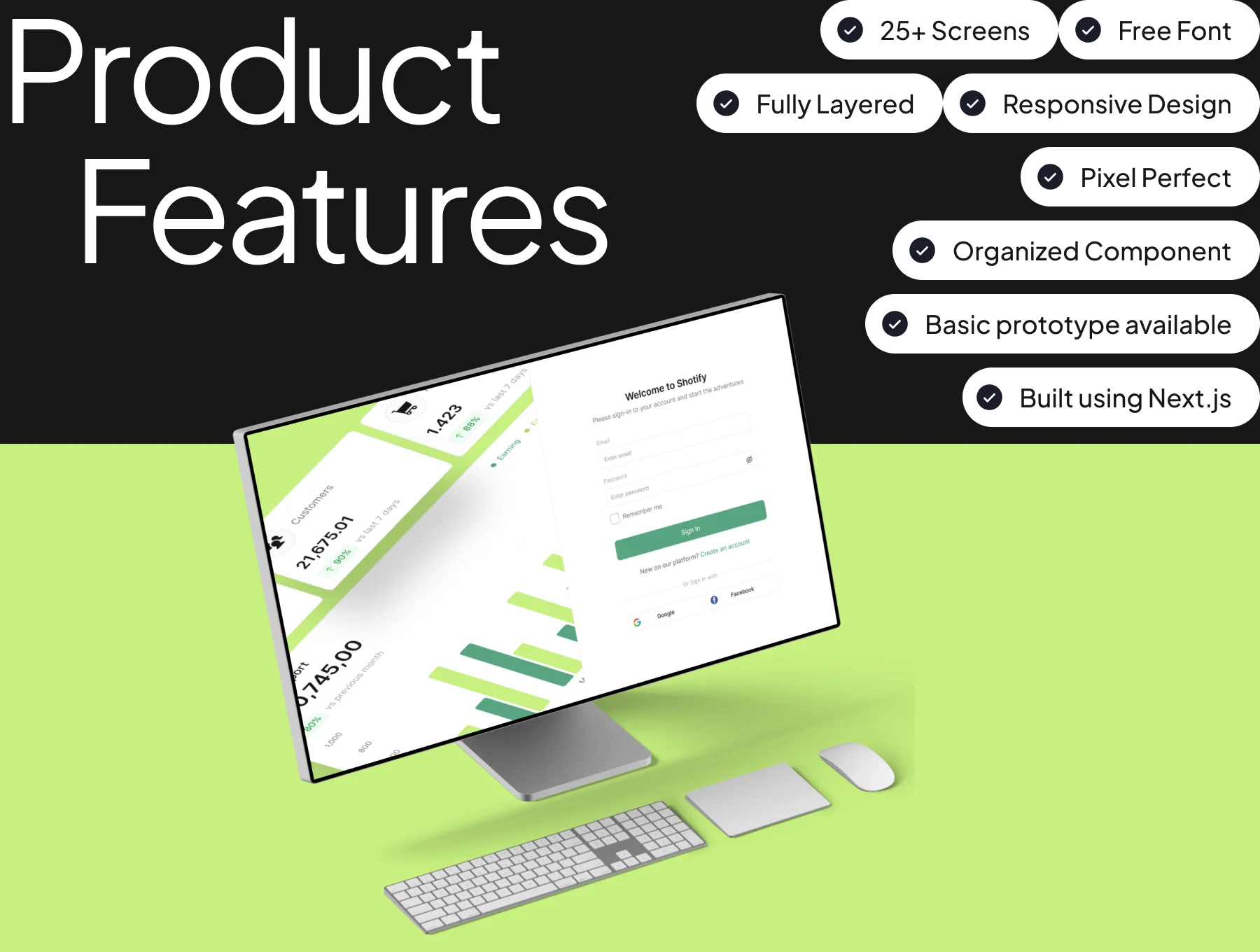E-commerce Dashboard Web Template