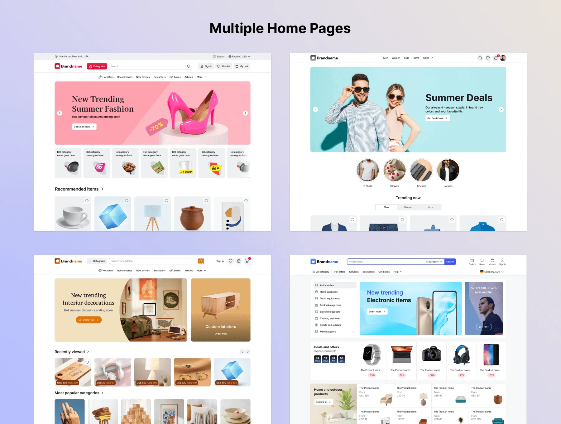 E-commerce UI Kit and templates (Figma) 5