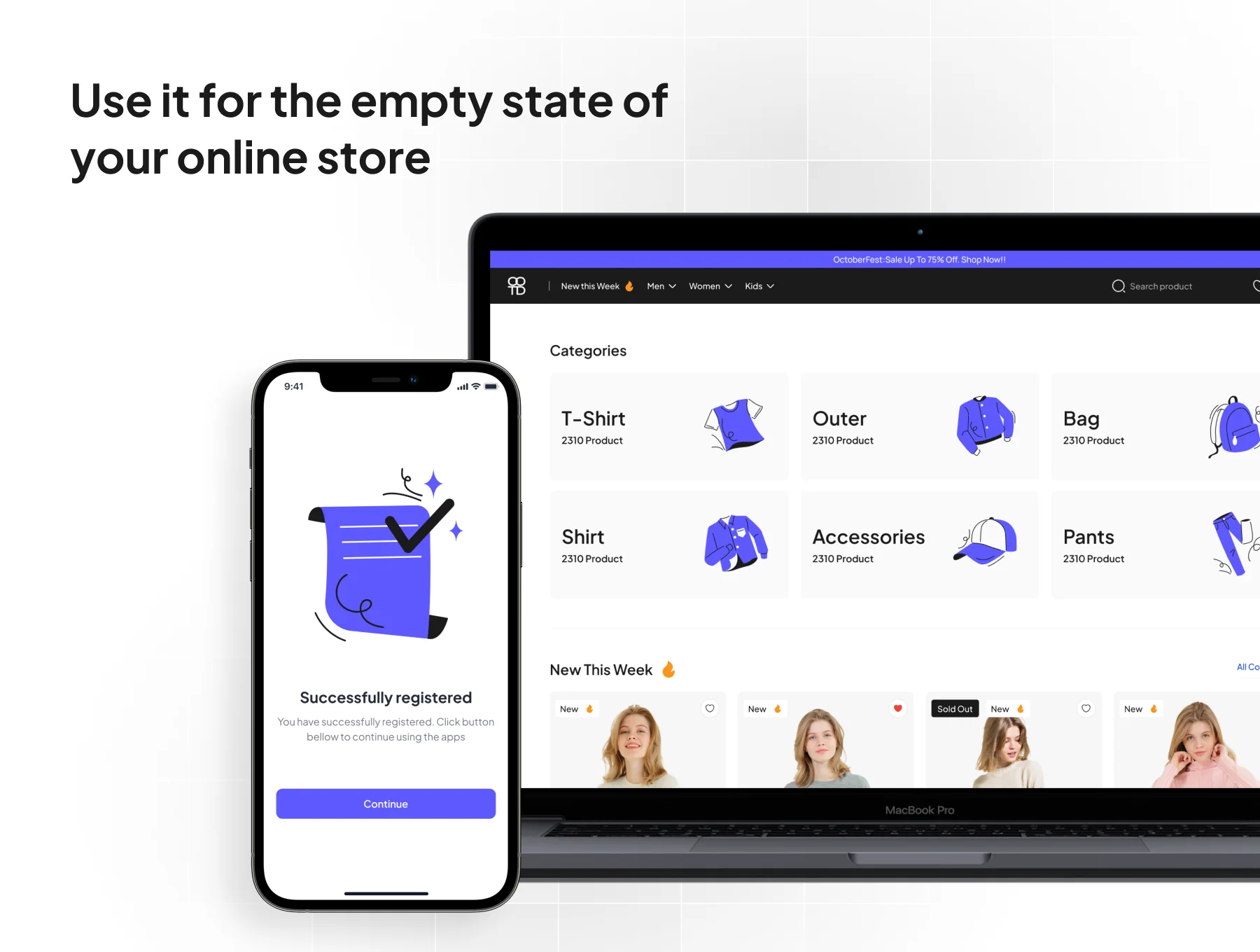 E-commerce Fashion Illustration Kit 5