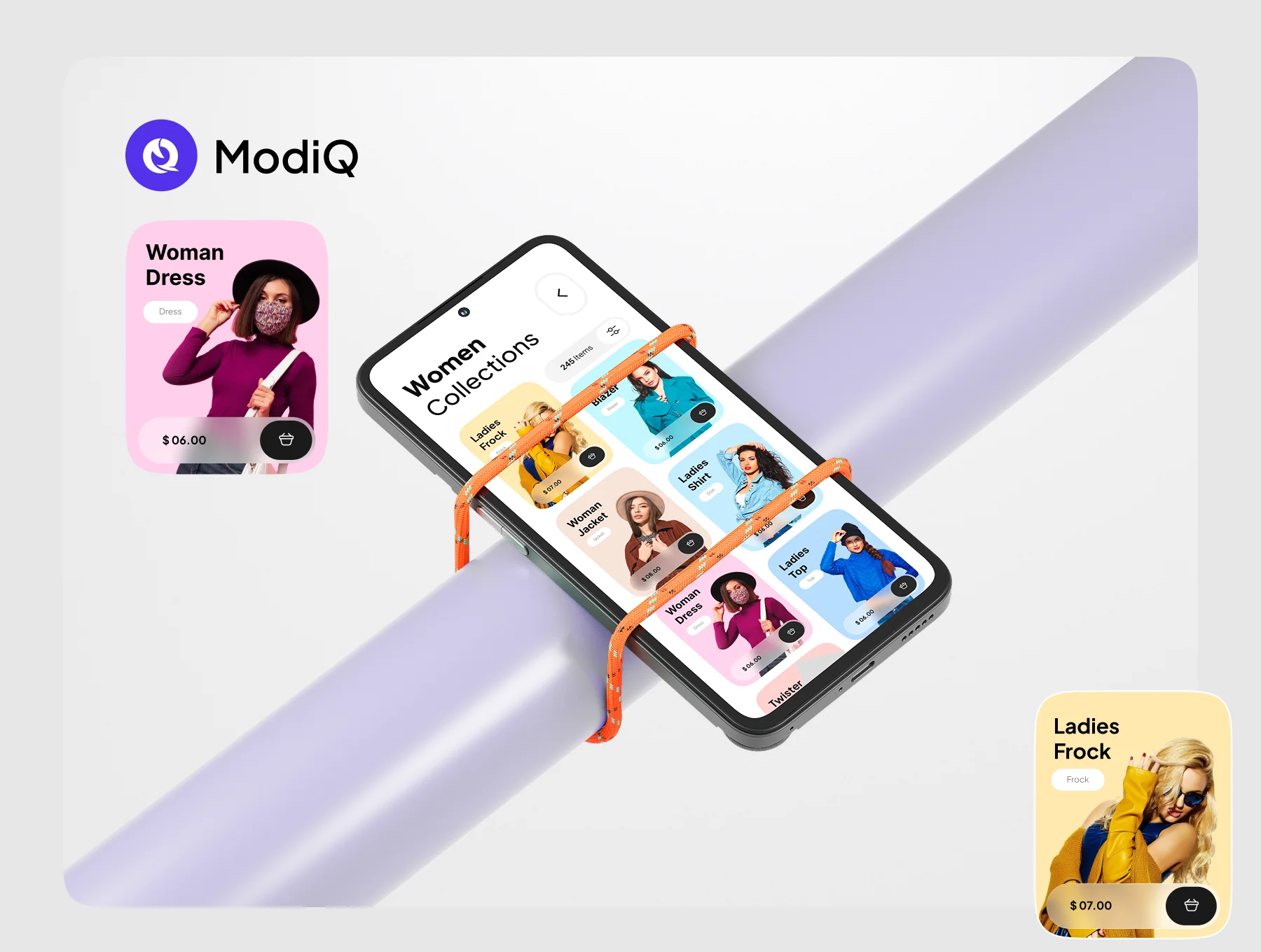 E-commerce Fashion Mobile App Design - ModiQ 5