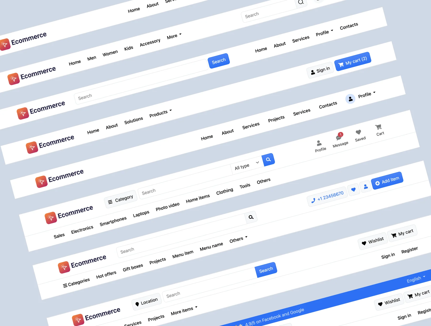 E-Commerce UI Library for Developers 6