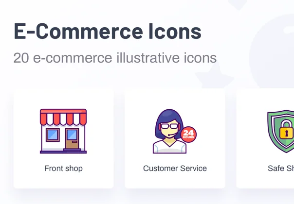 E-Commerce Illustrative Icons
