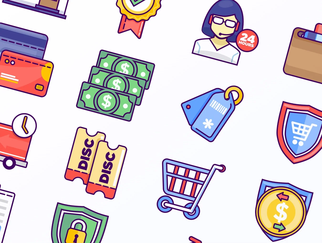 E-Commerce Illustrative Icons 4