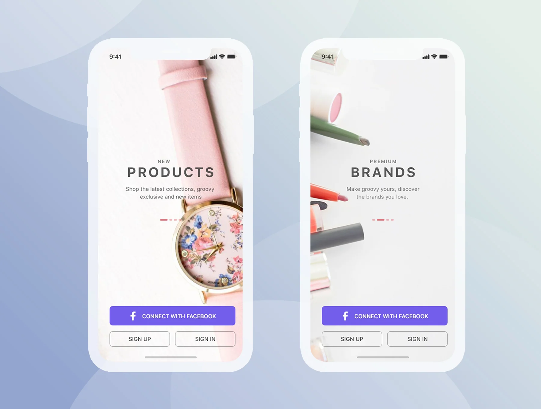Groovy E-commerce iOS UI Kit