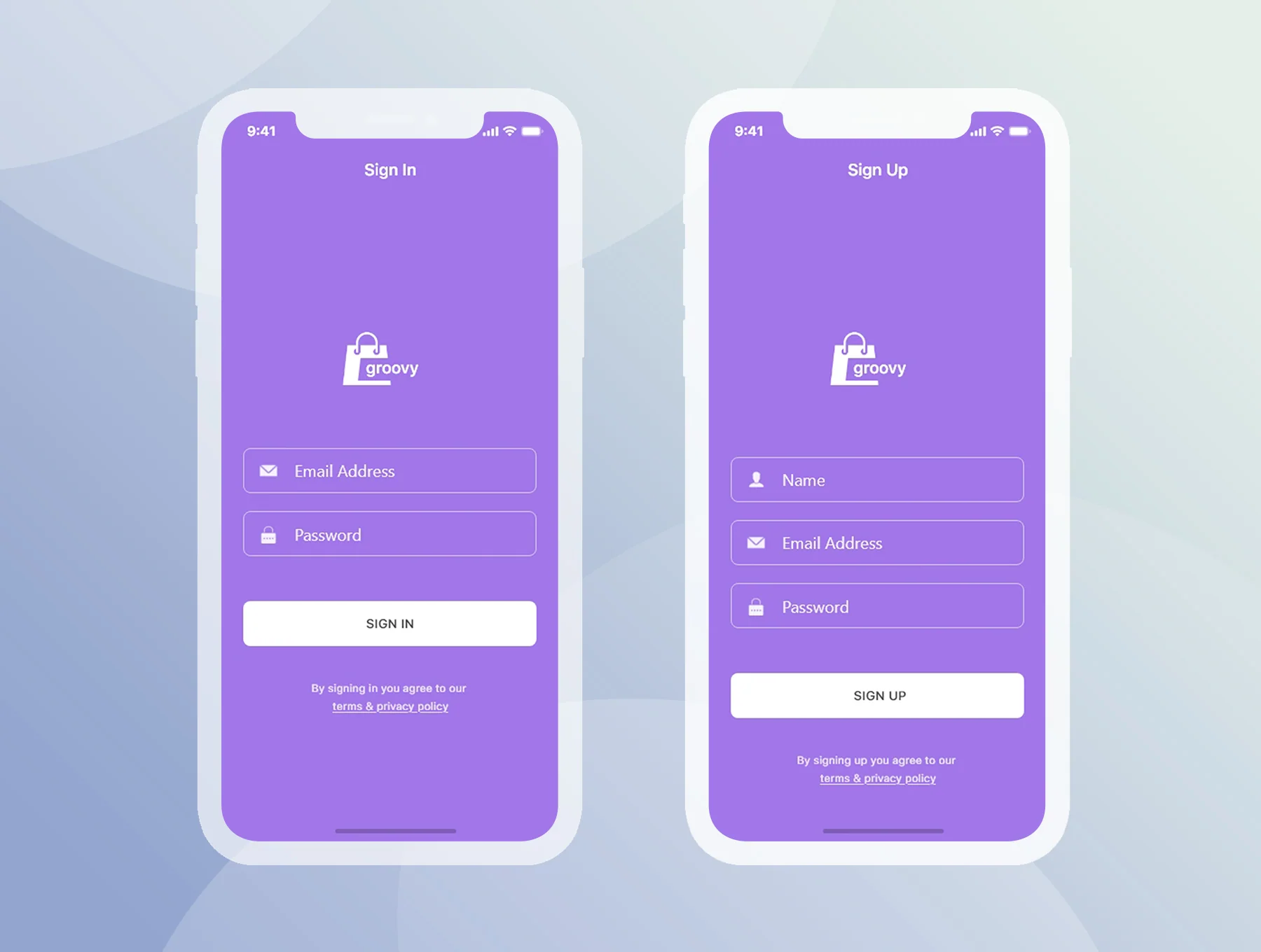 Groovy E-commerce iOS UI Kit 2
