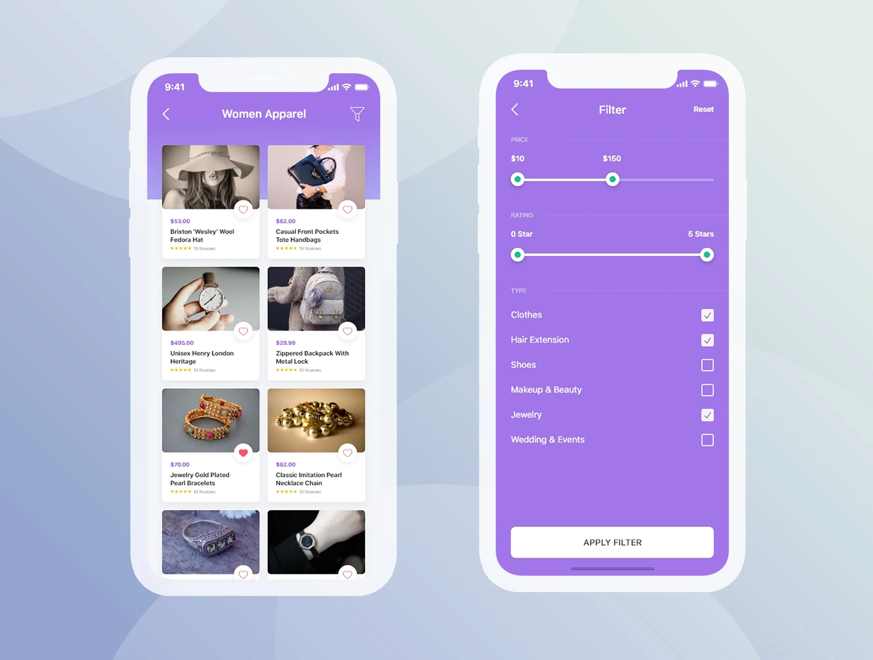 Groovy E-commerce iOS UI Kit 5