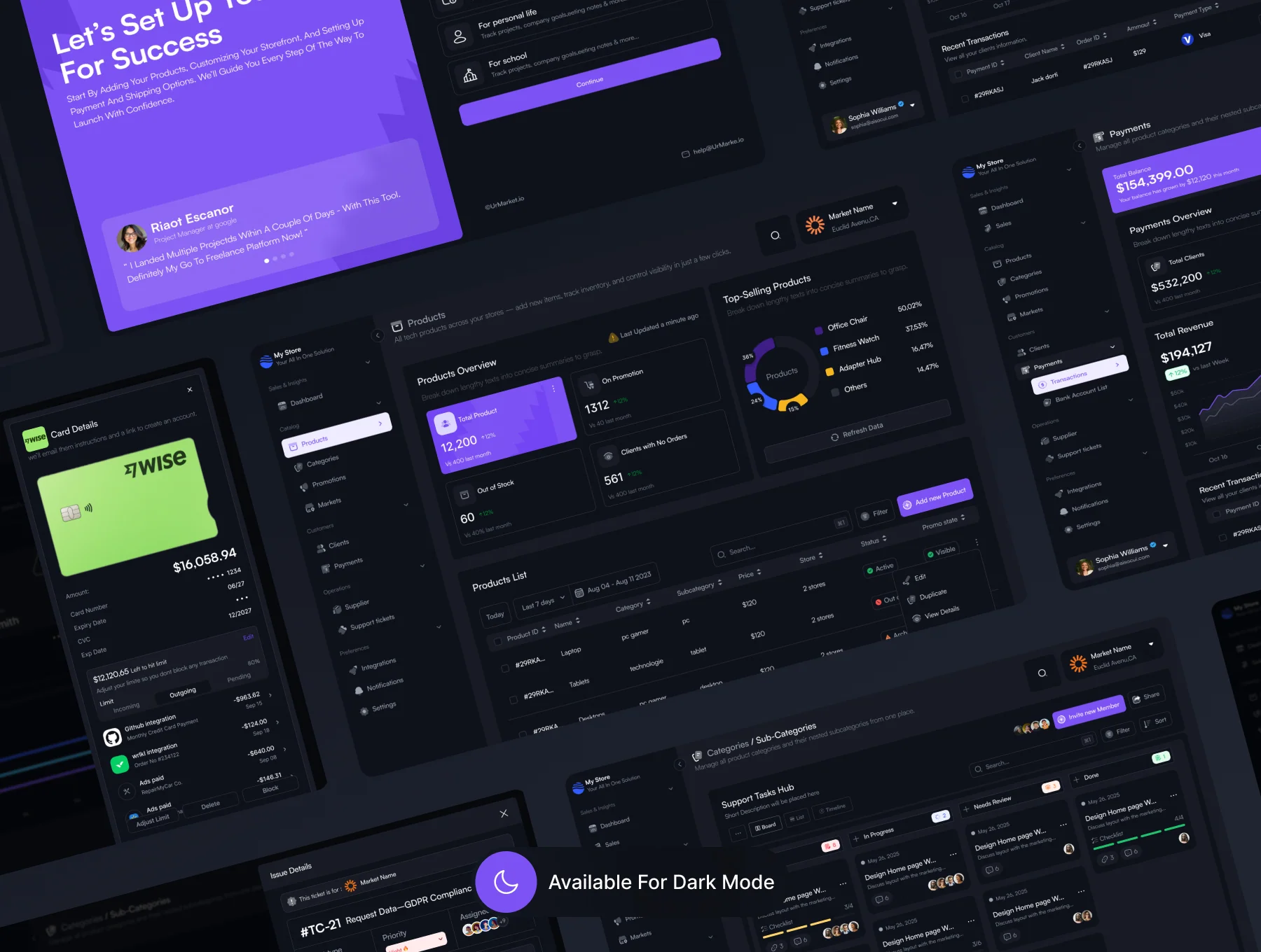 E-commerce IT Admin Dashboard 5
