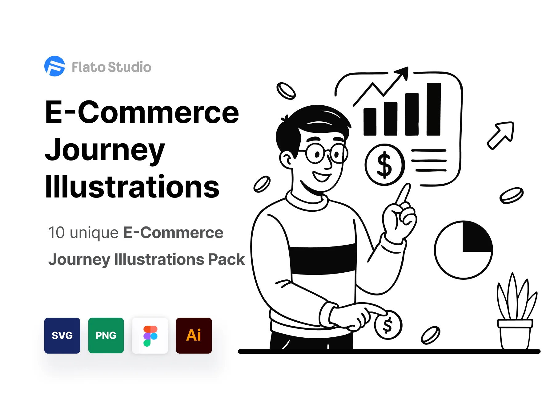 E-Commerce Journey Illustration Pack