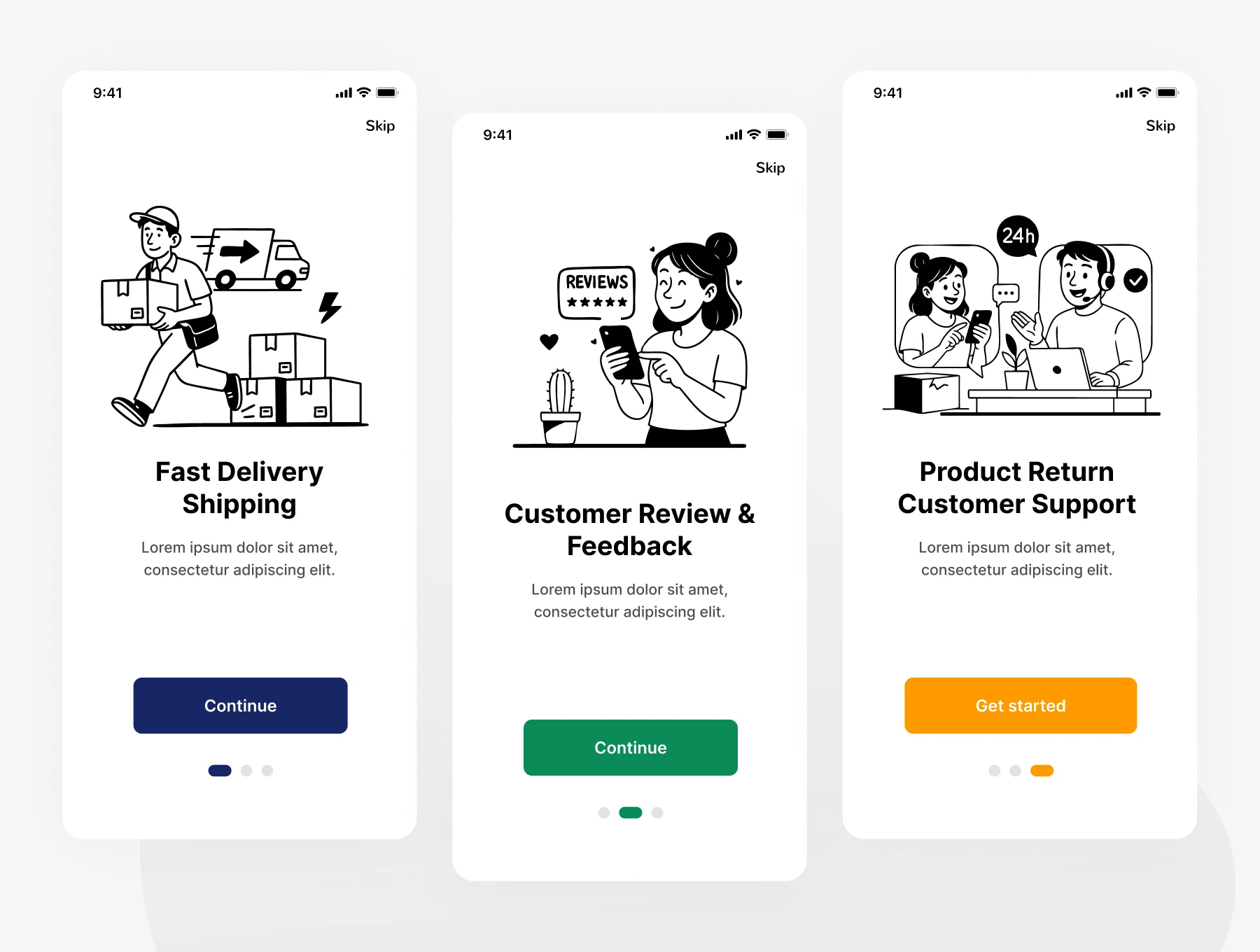 E-Commerce Journey Illustration Pack 3