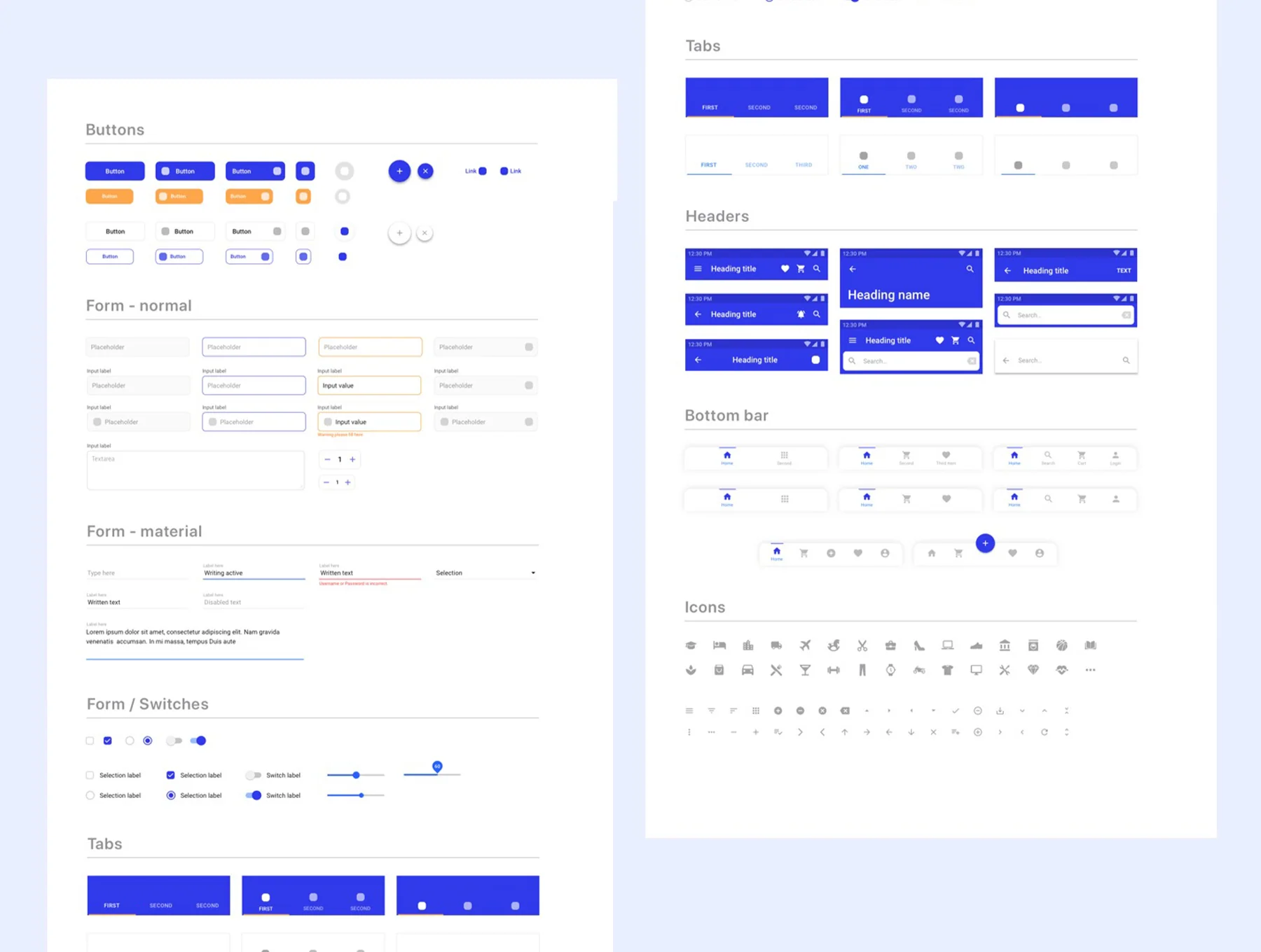 E-commerce mobile UI kit 8