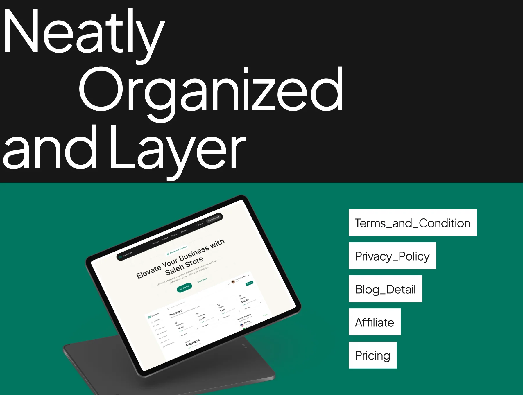 E-Commerce Platform Web Templates 4