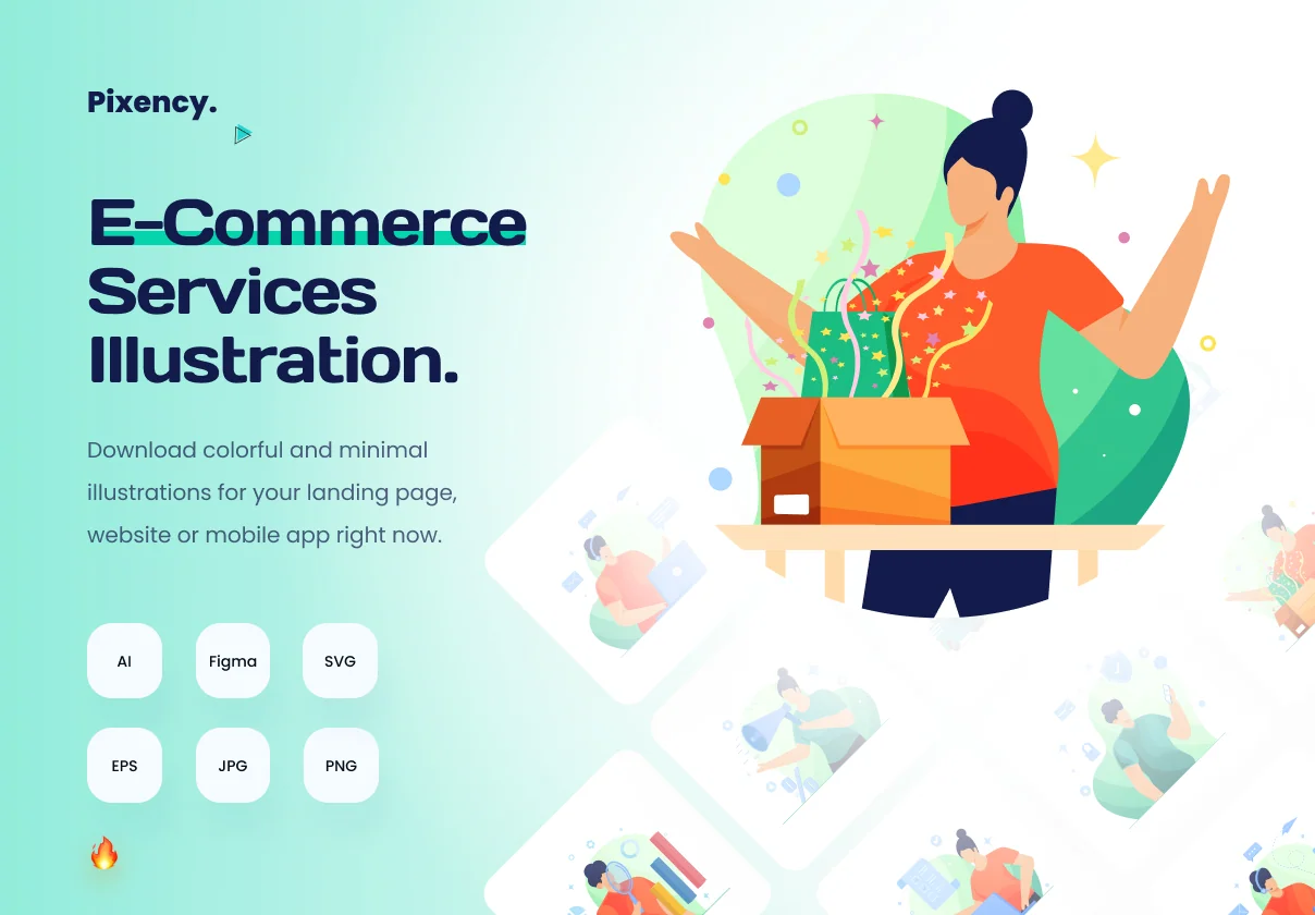 E-commerce Service Illustration