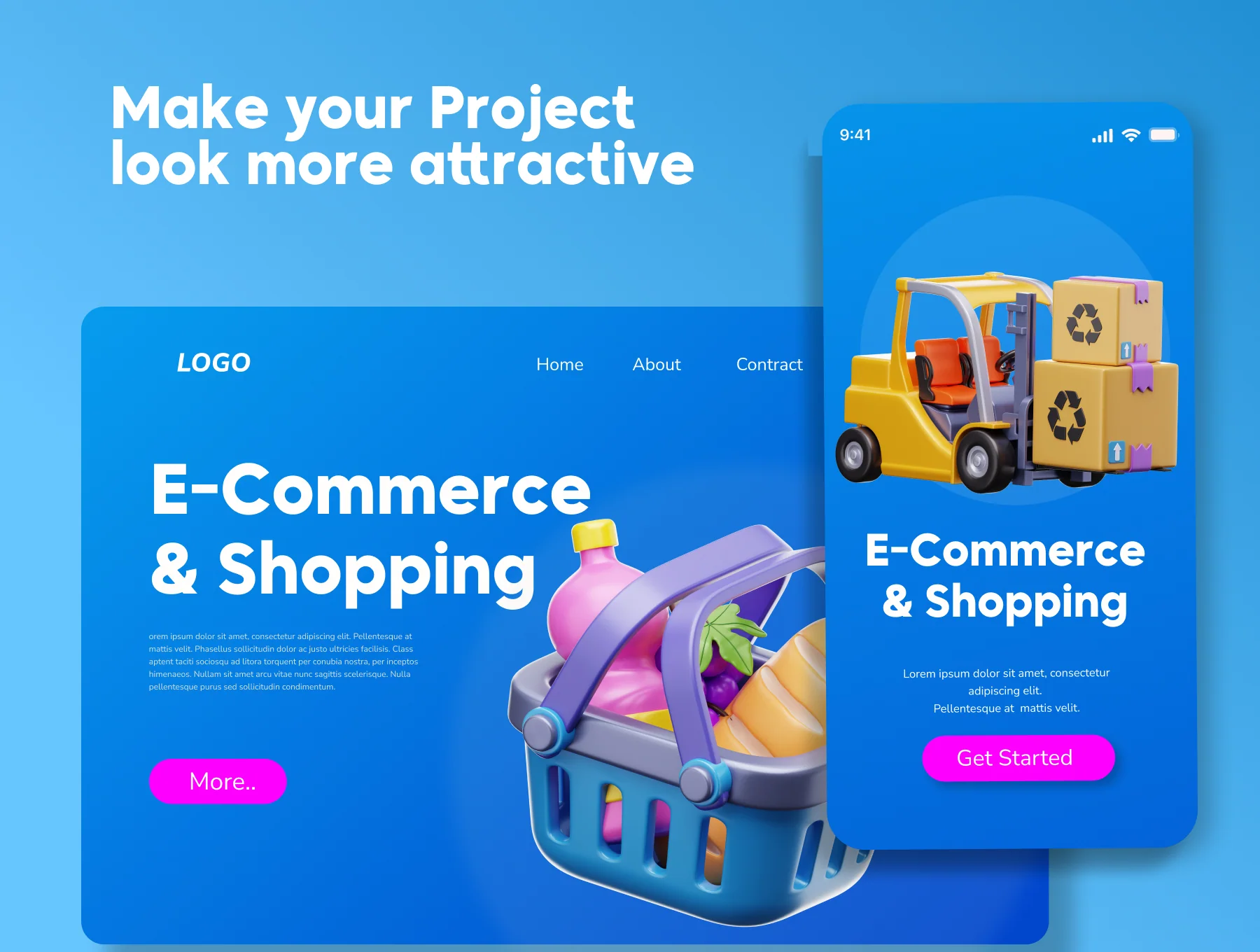 E-Commerce 3D Illustrations 4
