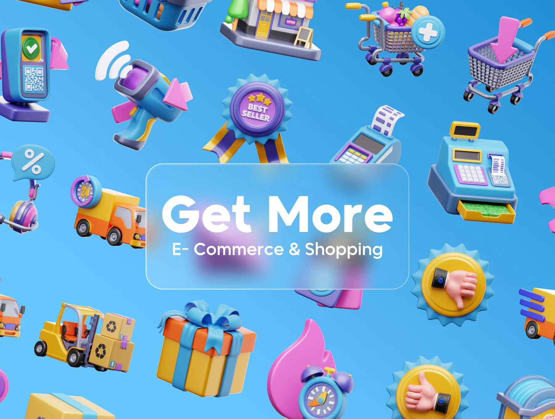 E-Commerce 3D Illustrations 5