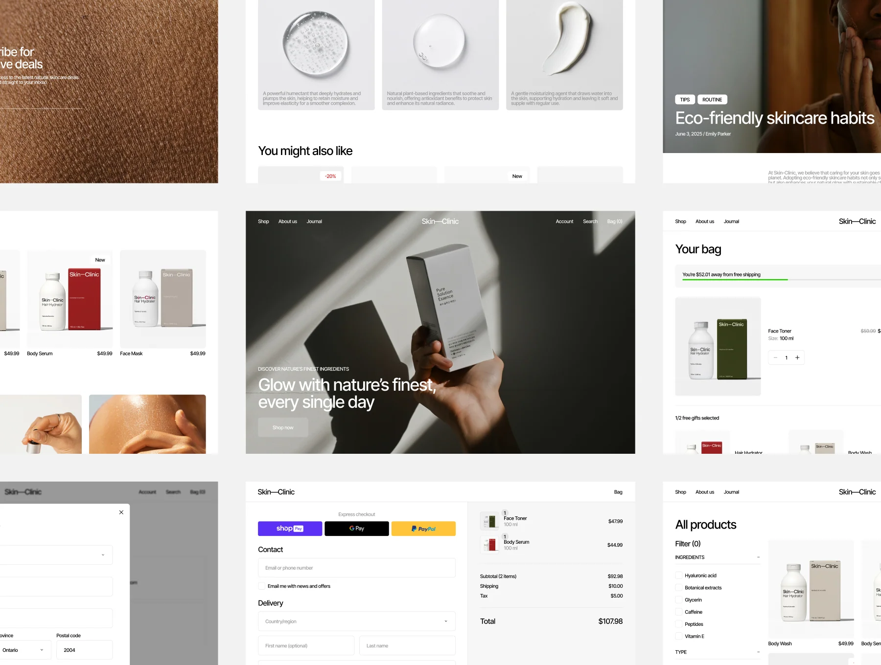 E-commerce Shopify Figma Template 2