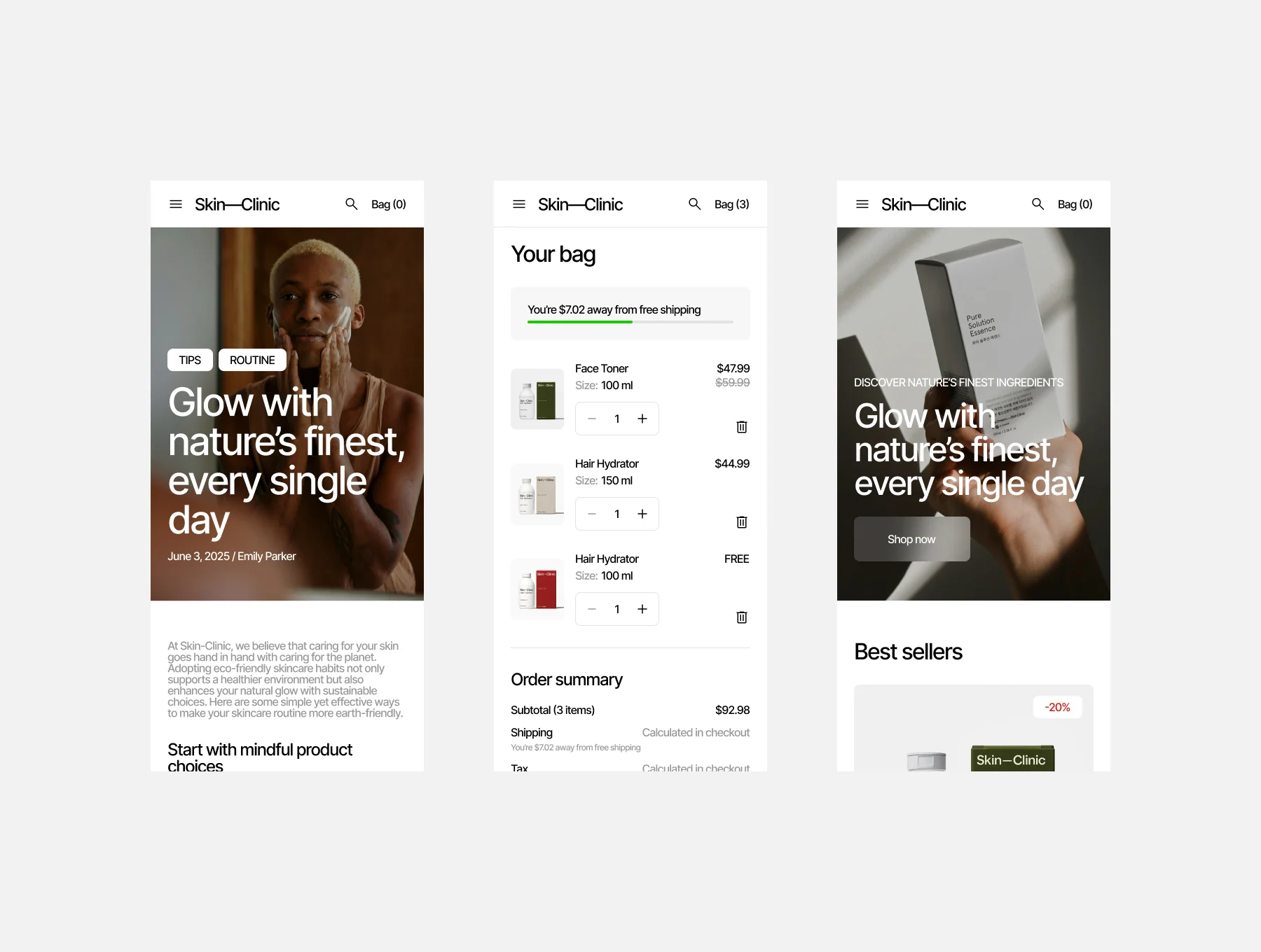 E-commerce Shopify Figma Template 3