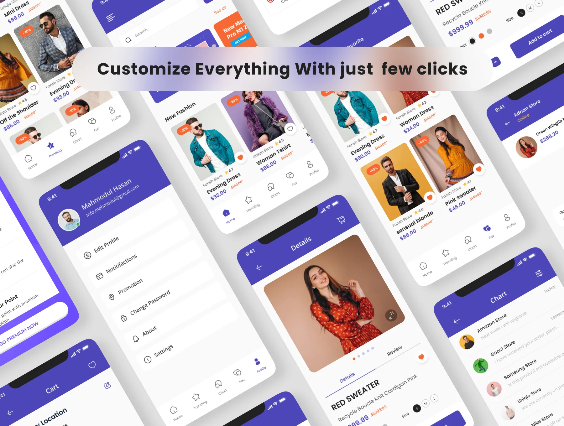 E-Commerce Shopping App UI Kit 3