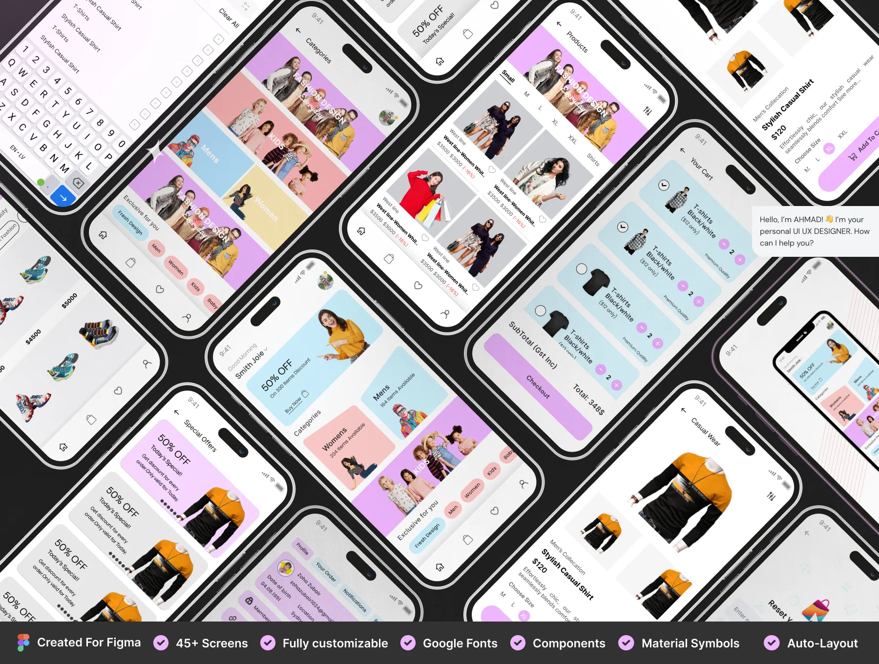 E-Commerce Shopping Mobile App UI Kits 4