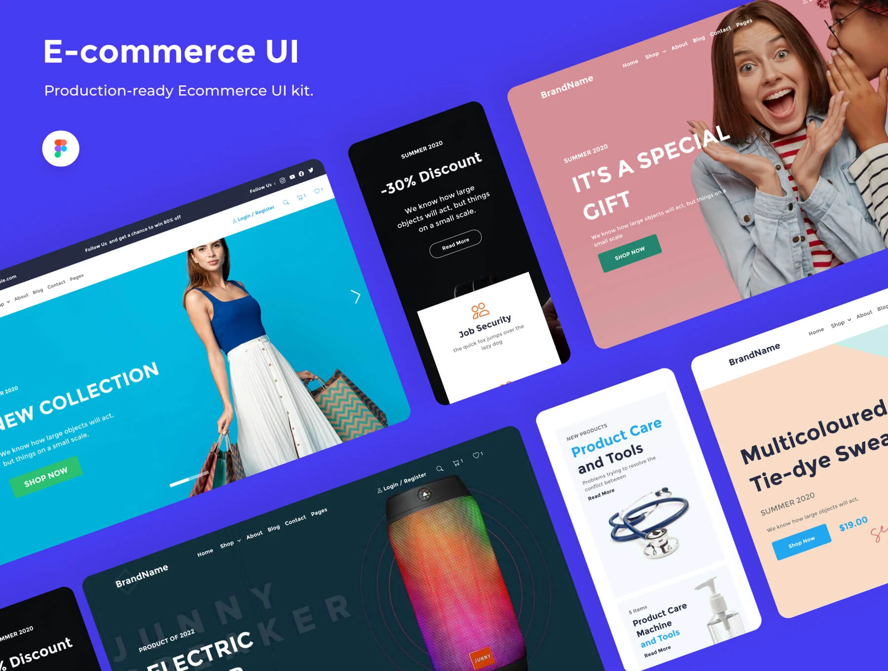 E-commerce UI - Figma Ecommerce UI Kit